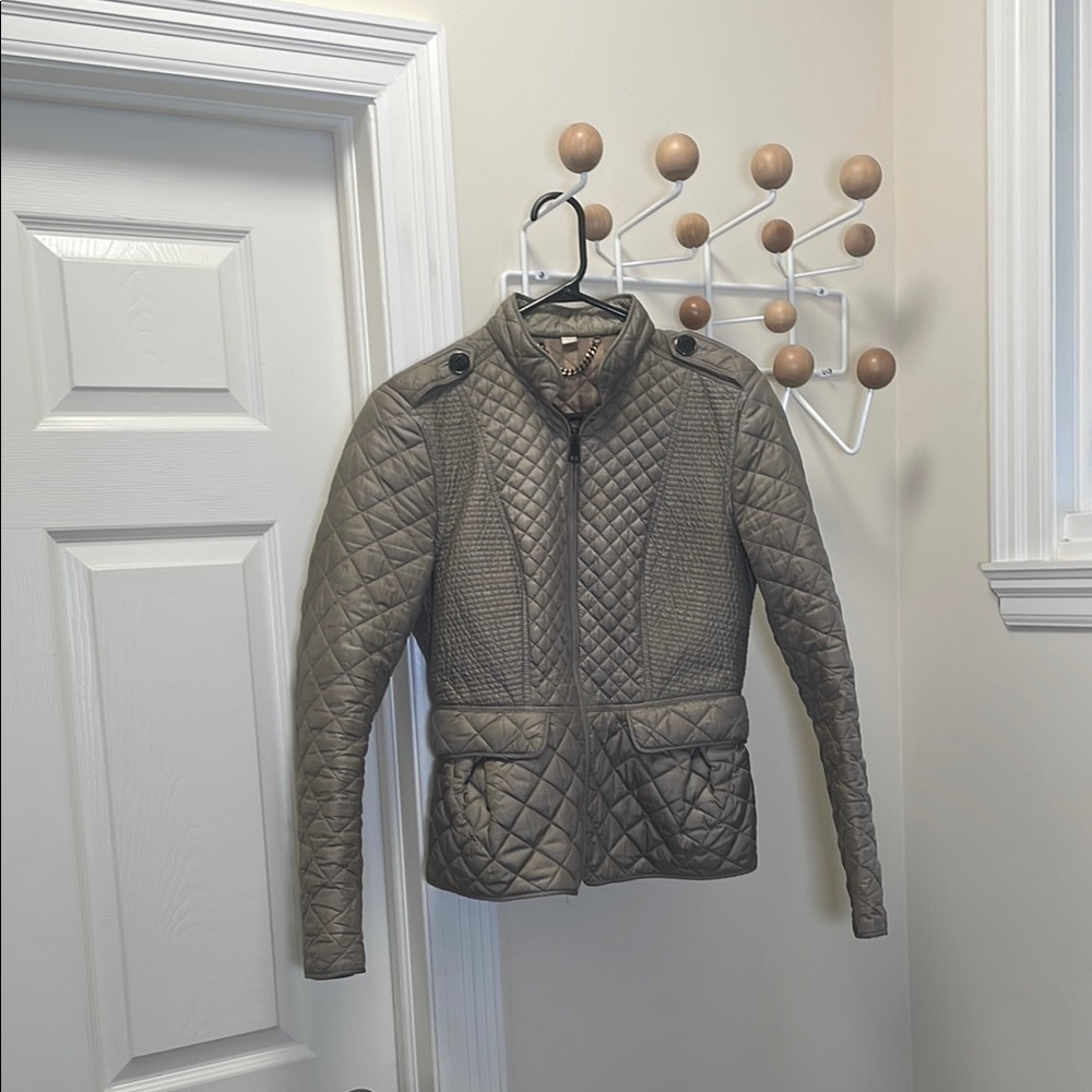 Quilted Tan Jacket for Men